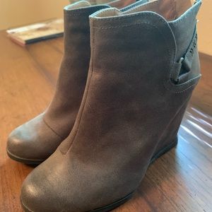 Grey Suede Bootie
